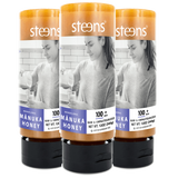 MULTIPACK MGO 100+ Raw Mānuka Honey 340g Squeezy - 3 pack