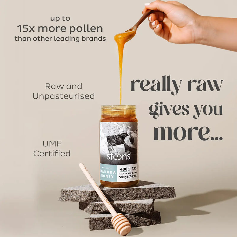 UMF 13 (MGO 400) Raw Mānuka Honey 500g