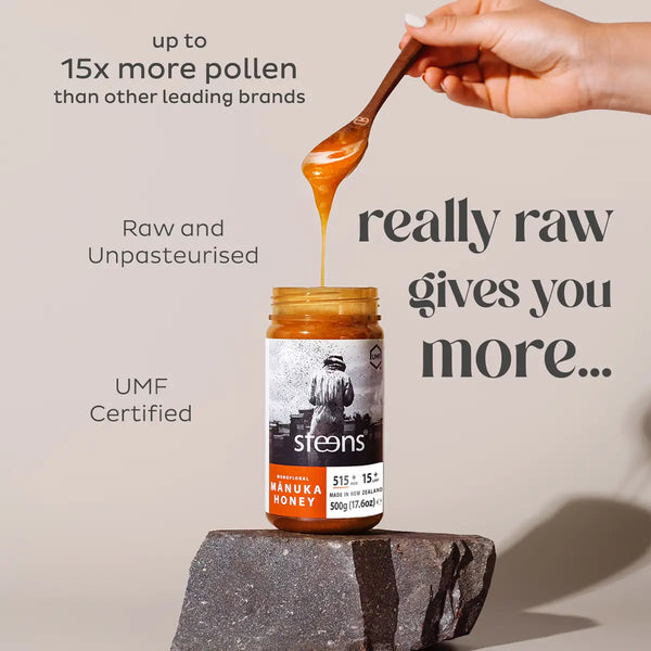 UMF 15+ (MGO 515) Raw Mānuka Honey 500g