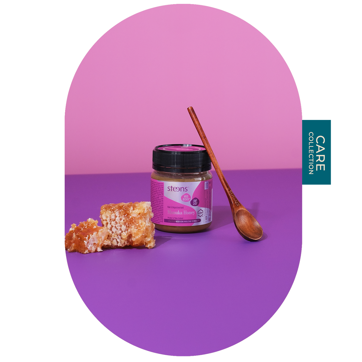 UMF 20+ (MGO 830) Raw Mānuka Honey 225g – Steens Honey | UK