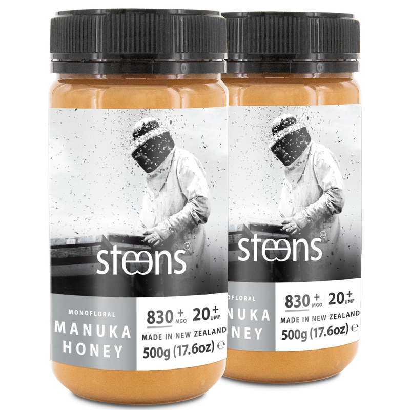 MULTIPACK UMF 20+ (MGO 830) Raw Mānuka Honey 500g - 2 pack